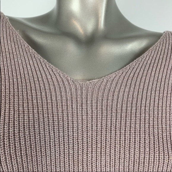 O&O twist back mauve sweater - Picture 4 of 8